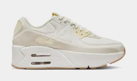 Air Max 90 LV8 Womens Running Shoes (Sail/Phantom/Light Orewood Brown)