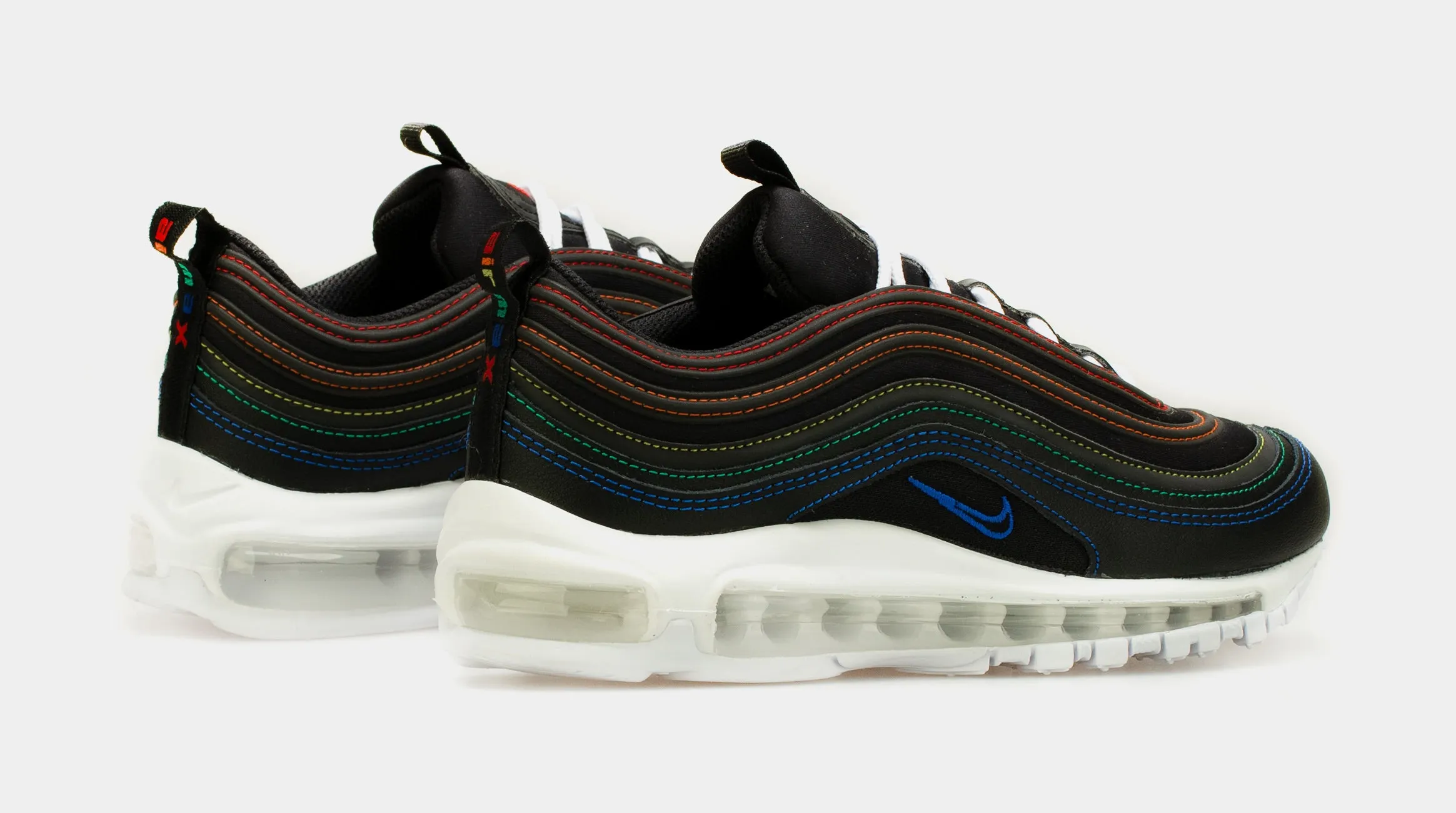 Air Max 97 Multi Stitch Womens Running Shoe (Black/Multi)