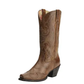 Ariat Sandstorm Round Up Wingtip Western Snip Toe Boots for Women