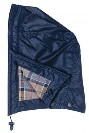 Barbour Hood - Navy - Waxed Cotton - MHO0004NY91