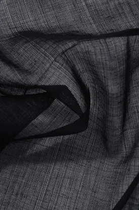 Black Cotton Voile Fabric