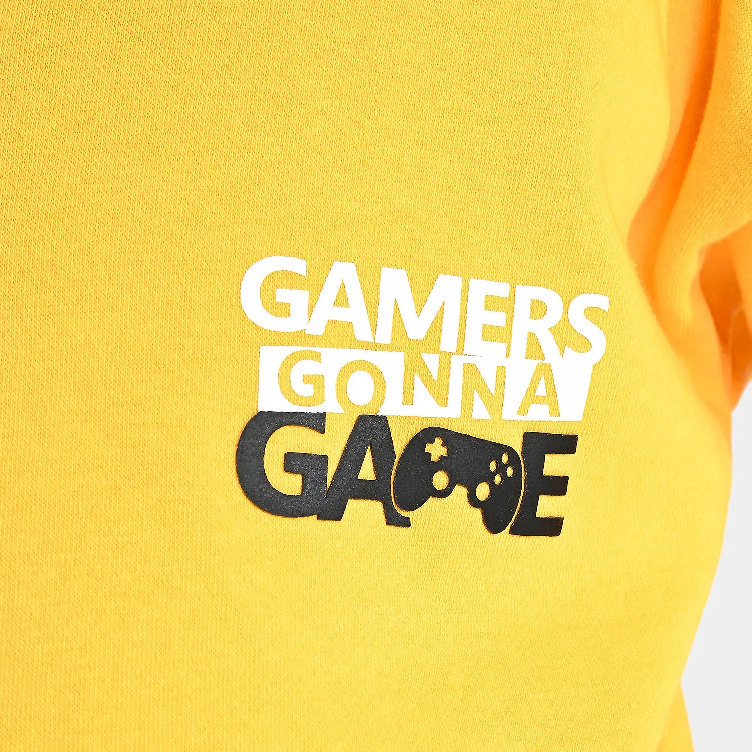 Boys Fleece Jacket Gamers Gonna Game-Citrus