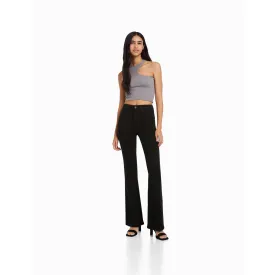 BSK High Rise Flare Black Jeans