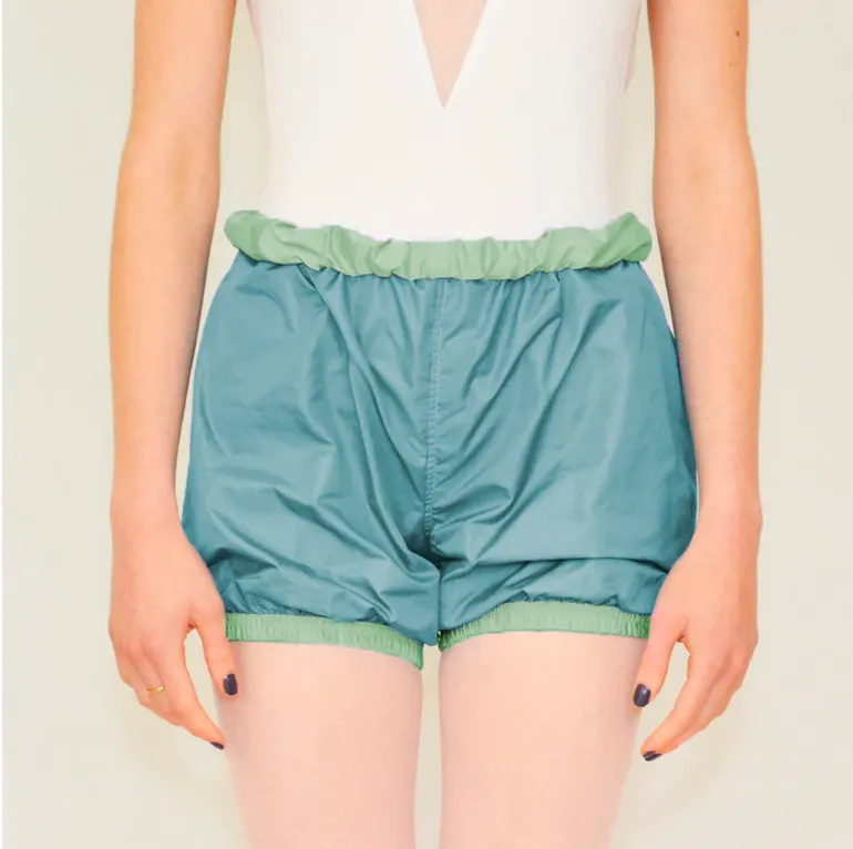 Bullet Pointe | Shorts | Mist & Slate Blue