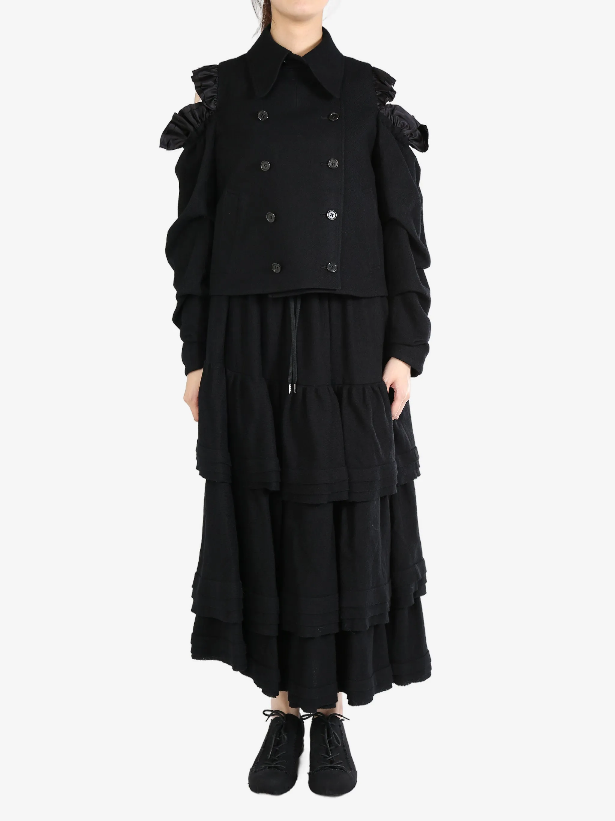 COMME DES GARCONS NOIR - Women Wrinkle Jacket