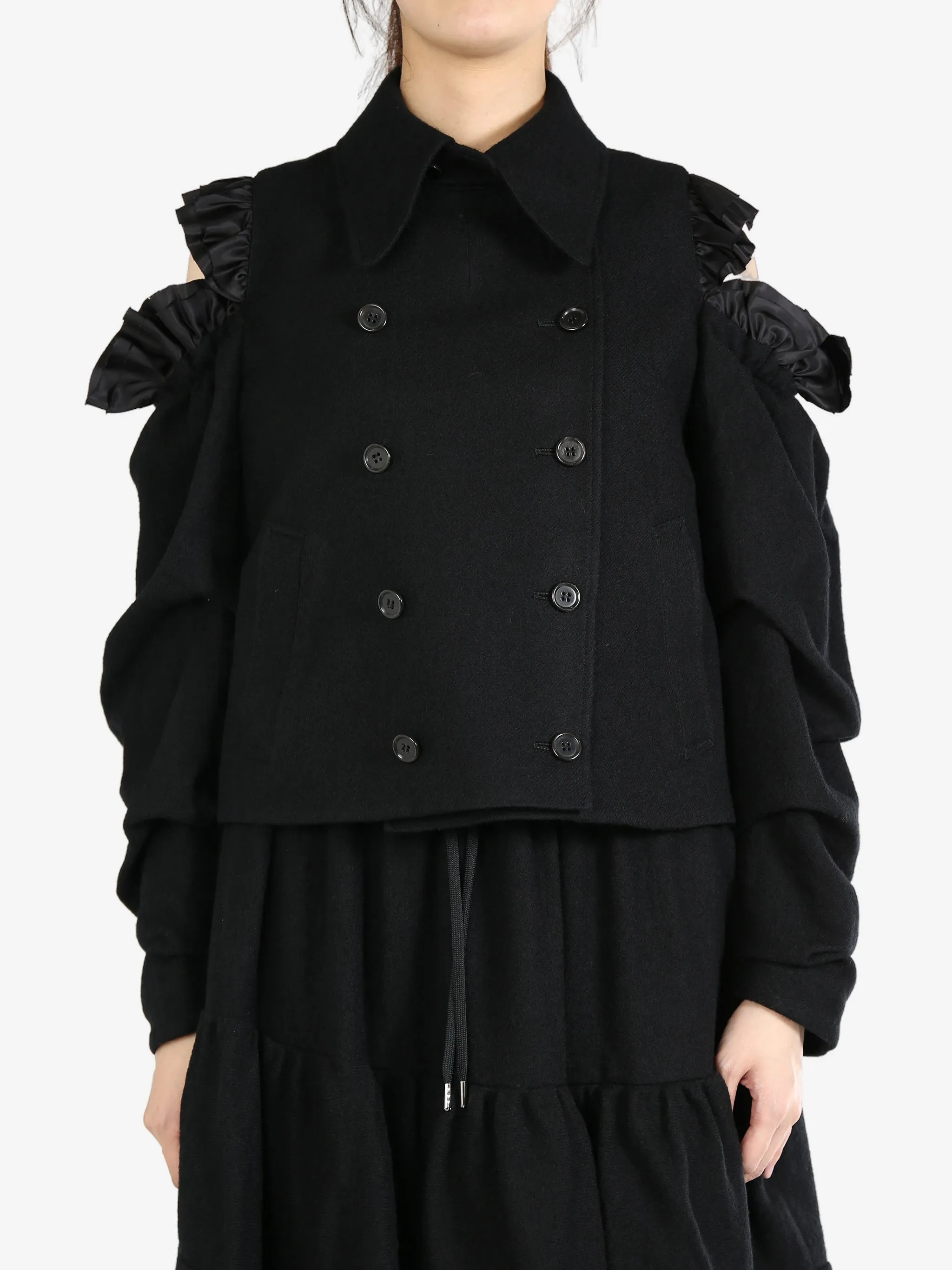 COMME DES GARCONS NOIR - Women Wrinkle Jacket