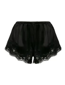 Dolce & Gabbana lace-trim satin shorts