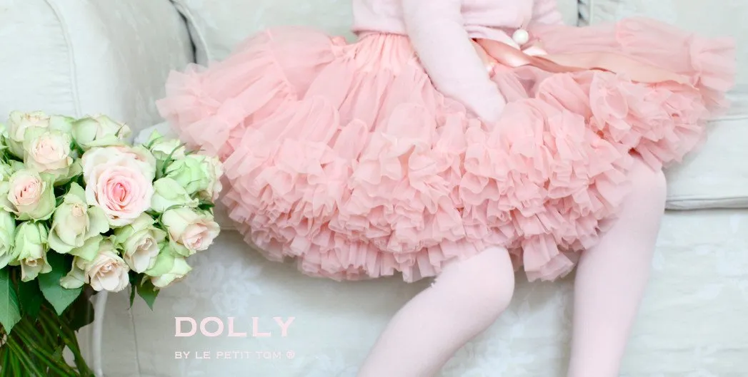 DOLLY by Le Petit Tom ® QUEEN OF ROSES pettiskirt rose pink