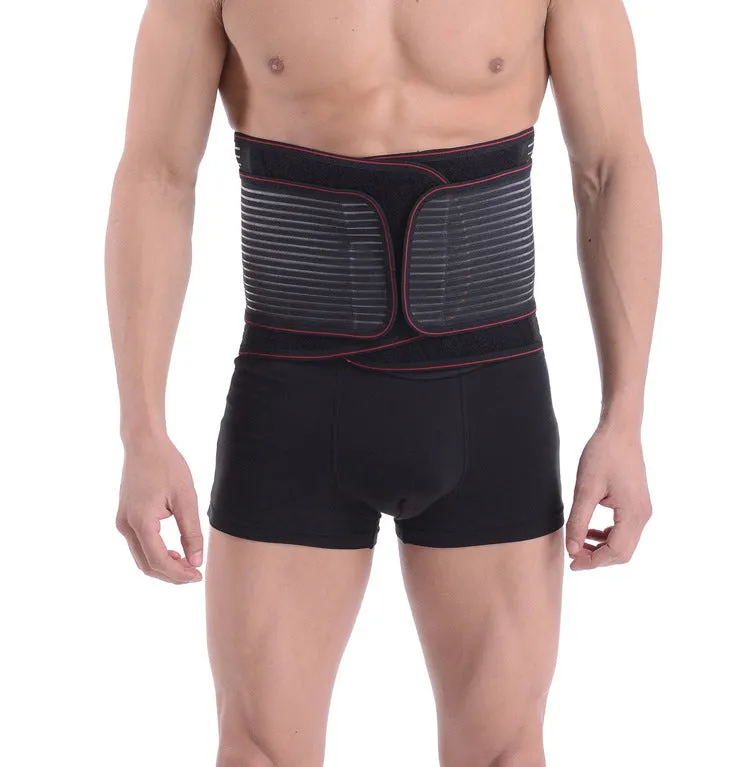 Double Pull Self Heat Heating Lumbar Back Brace M