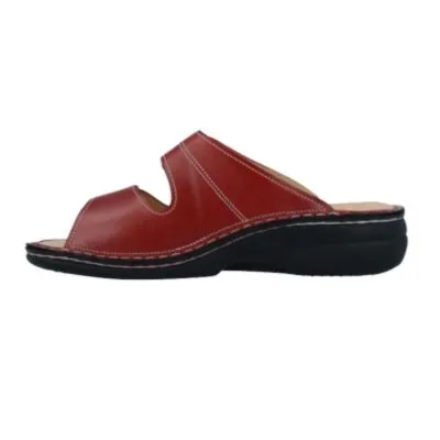 Finn Comfort Sansibar Venezia Red Women's Slides