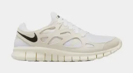 Free Run 2 Womens Running Shoes (White/Beige)