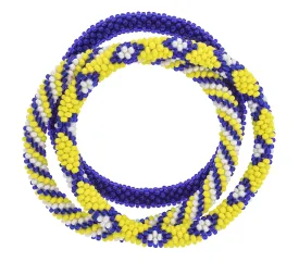 Game Day Roll-On® Bracelets <br> Yellow & Navy