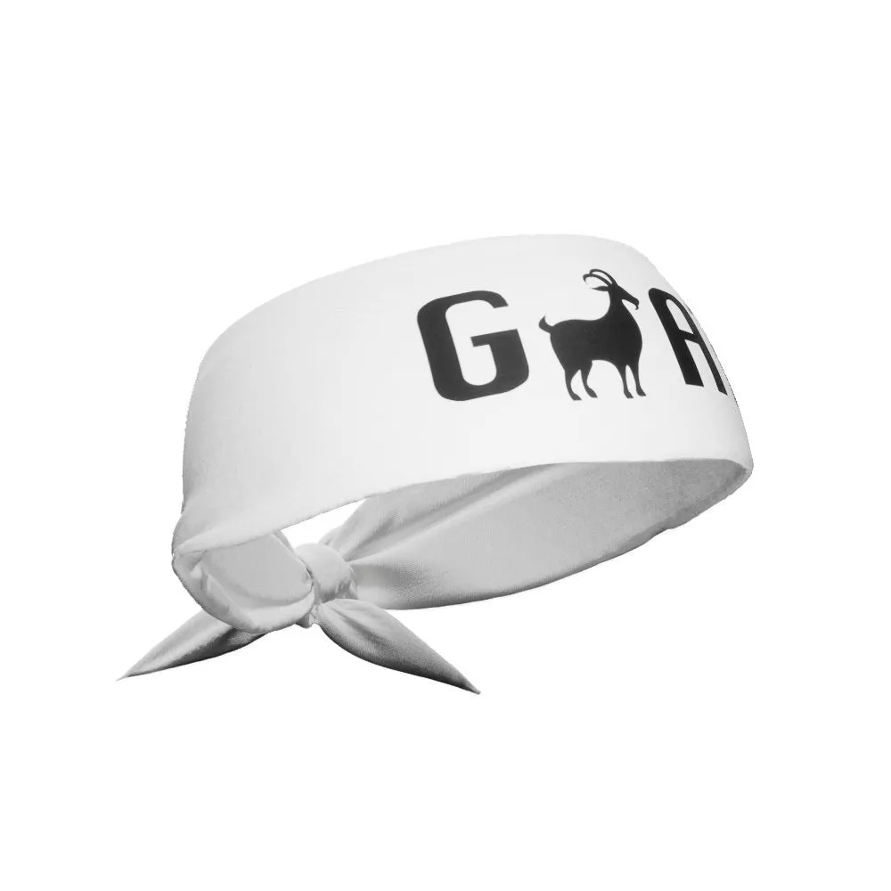 GOAT Tie Headband (White)