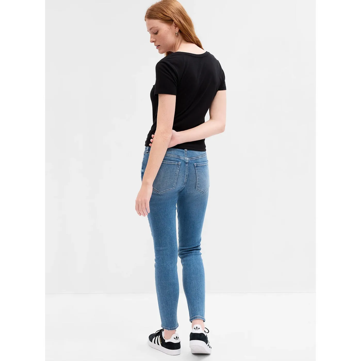 GP Mid Blue Mid Rise Skinny Jeans