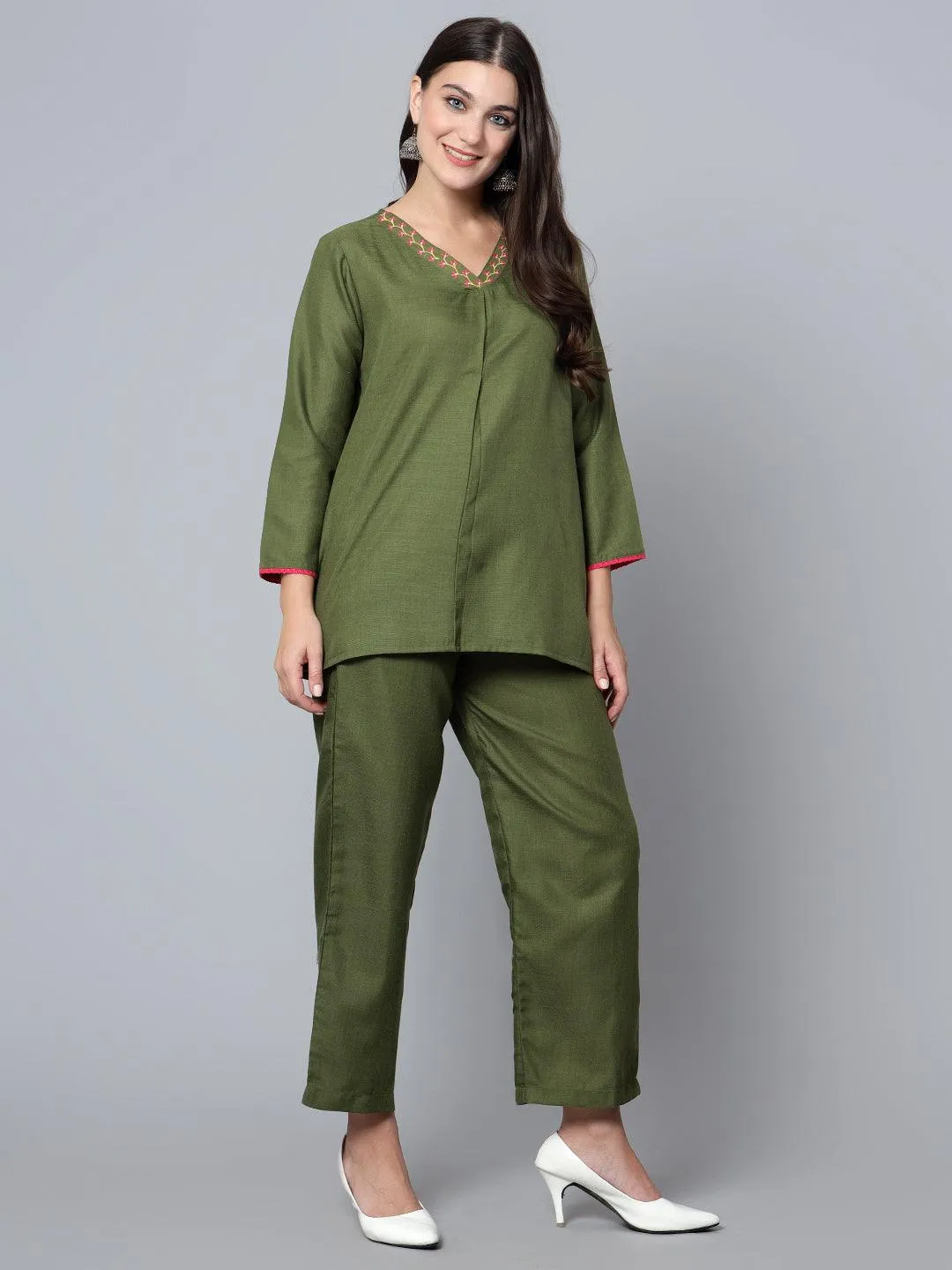 Green Co-ord Set