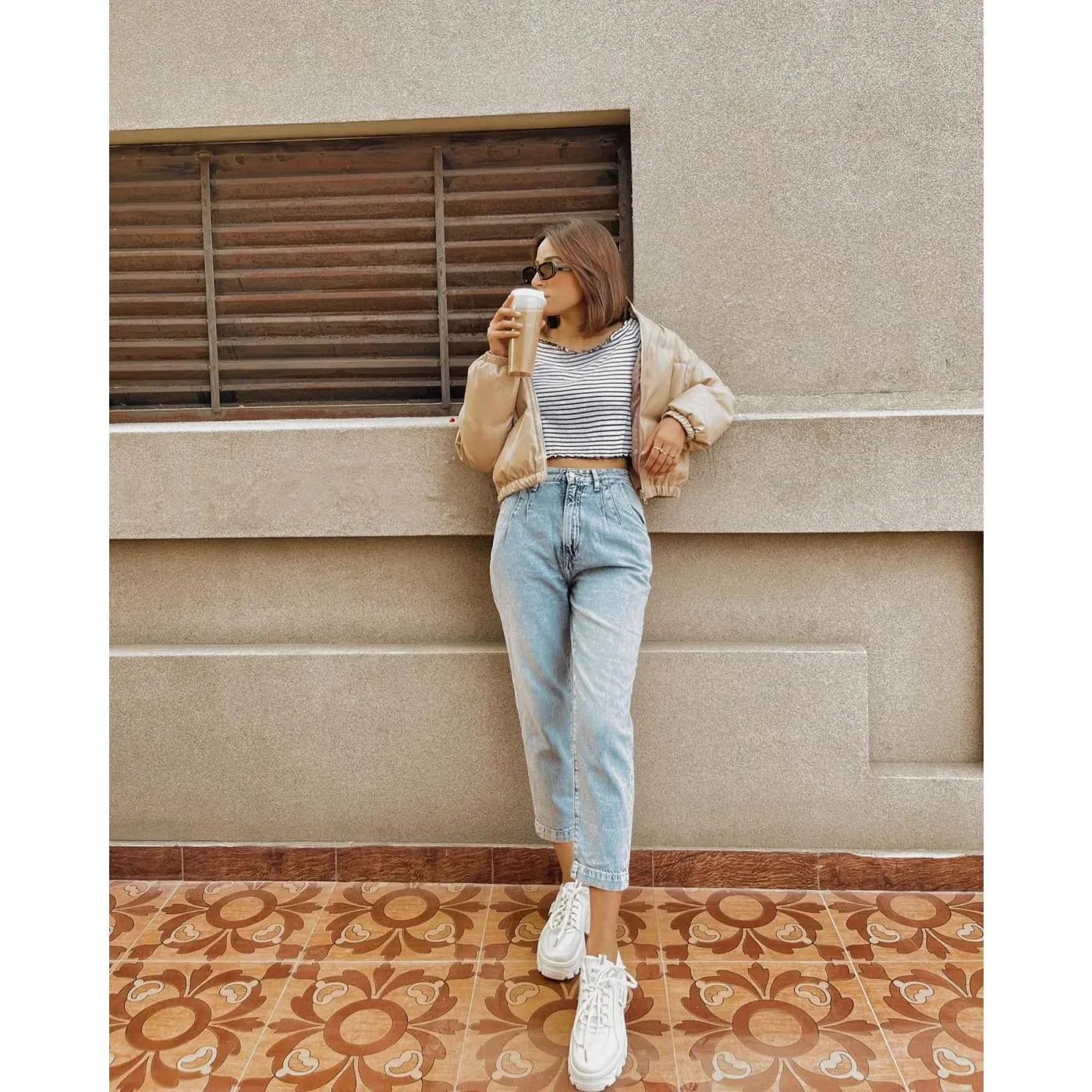 HM Light Blue Slouchy Mom Jeans