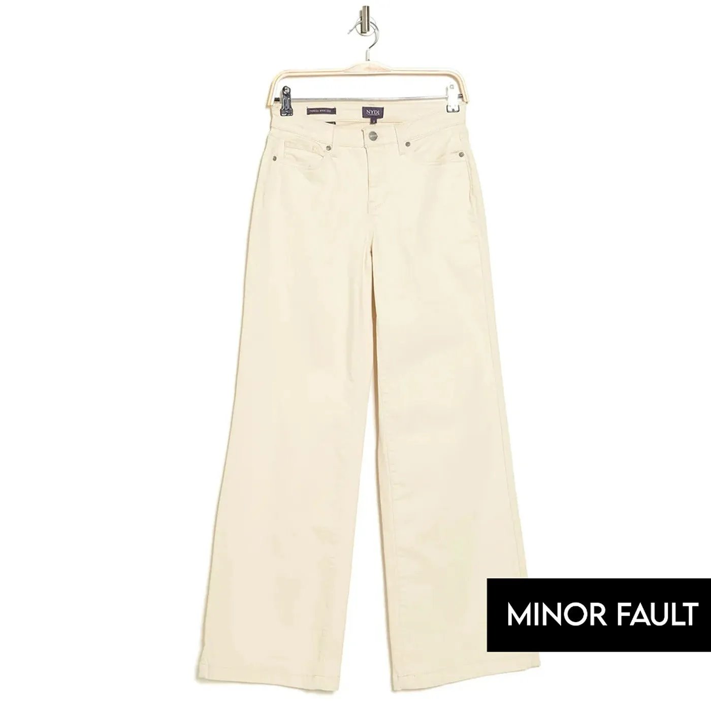 (Minor Fault) Offwhite Wide Leg High Jeans