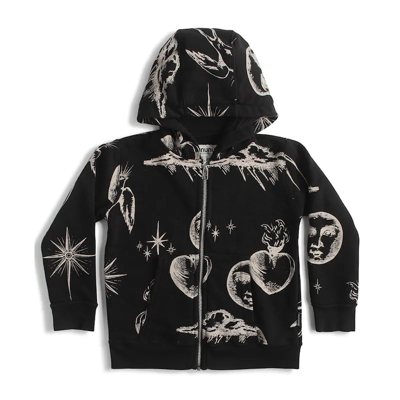 NUNUNU All Inked Zip Hoodie