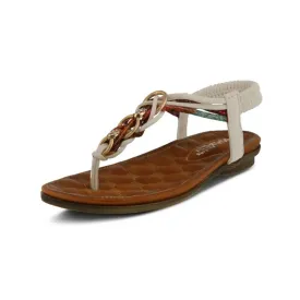 Patrizia by Spring Step Gadelina White Women's Sandals