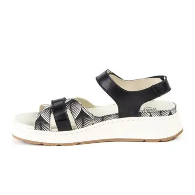 Portofino MS-18XXXX Nero Black Women's Sandals