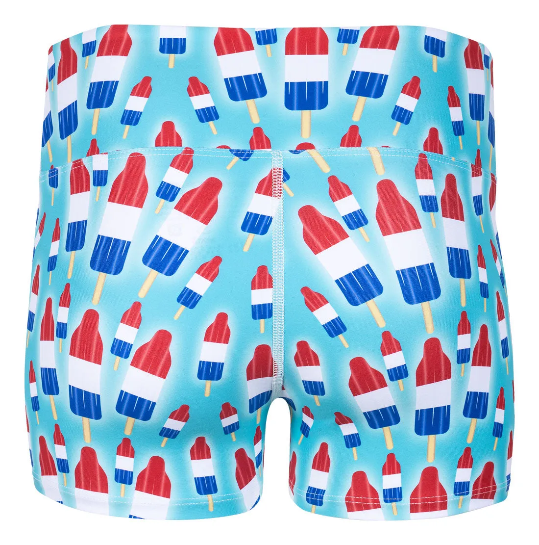 Printed Fit Short - Patriot Pop