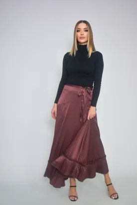 Pristine Pleat Bottom Skirt