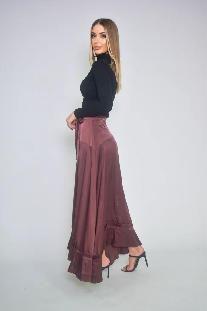 Pristine Pleat Bottom Skirt