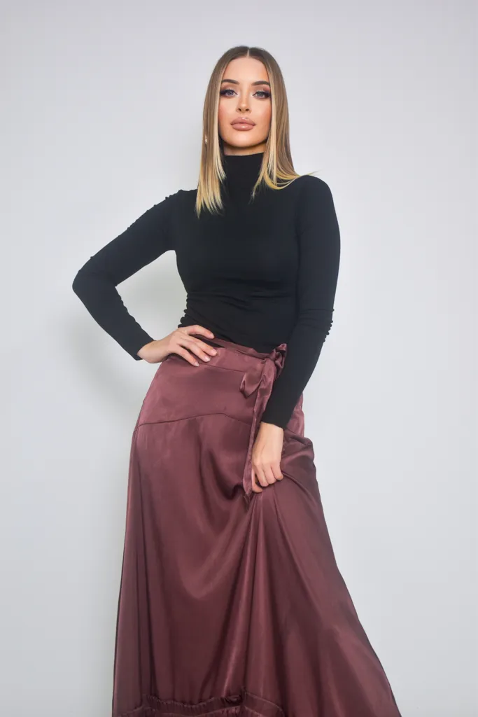 Pristine Pleat Bottom Skirt