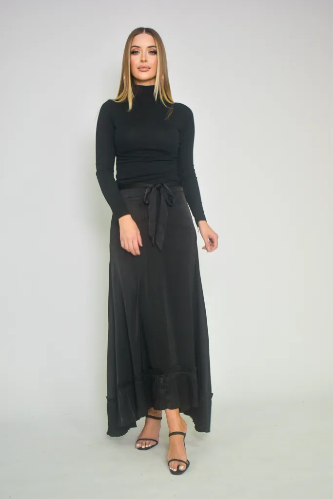 Pristine Pleat Bottom Skirt