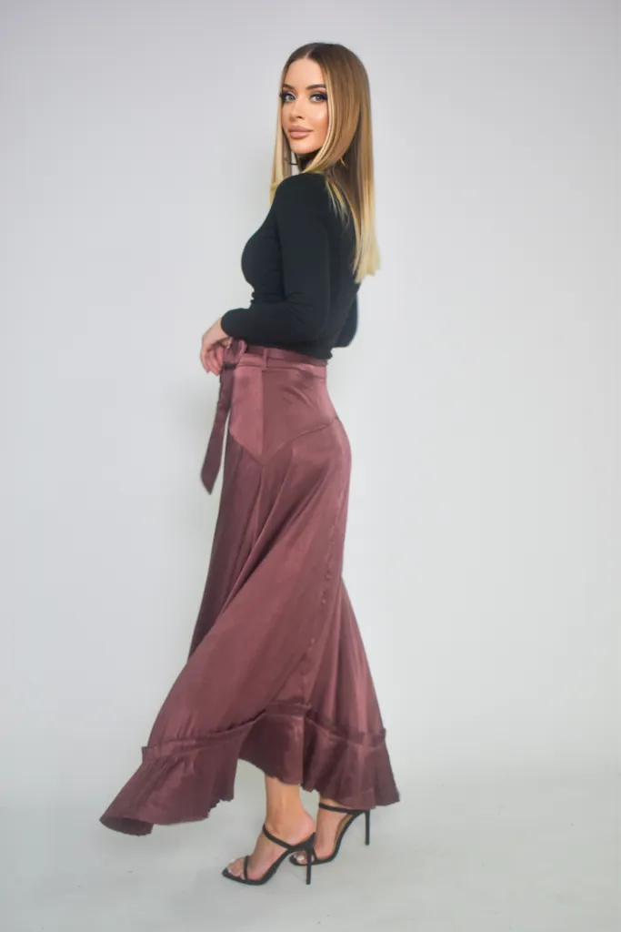 Pristine Pleat Bottom Skirt