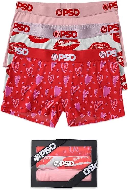 PSD Women's Vday Modal Bs 3-Pack Bx Boy Shorts