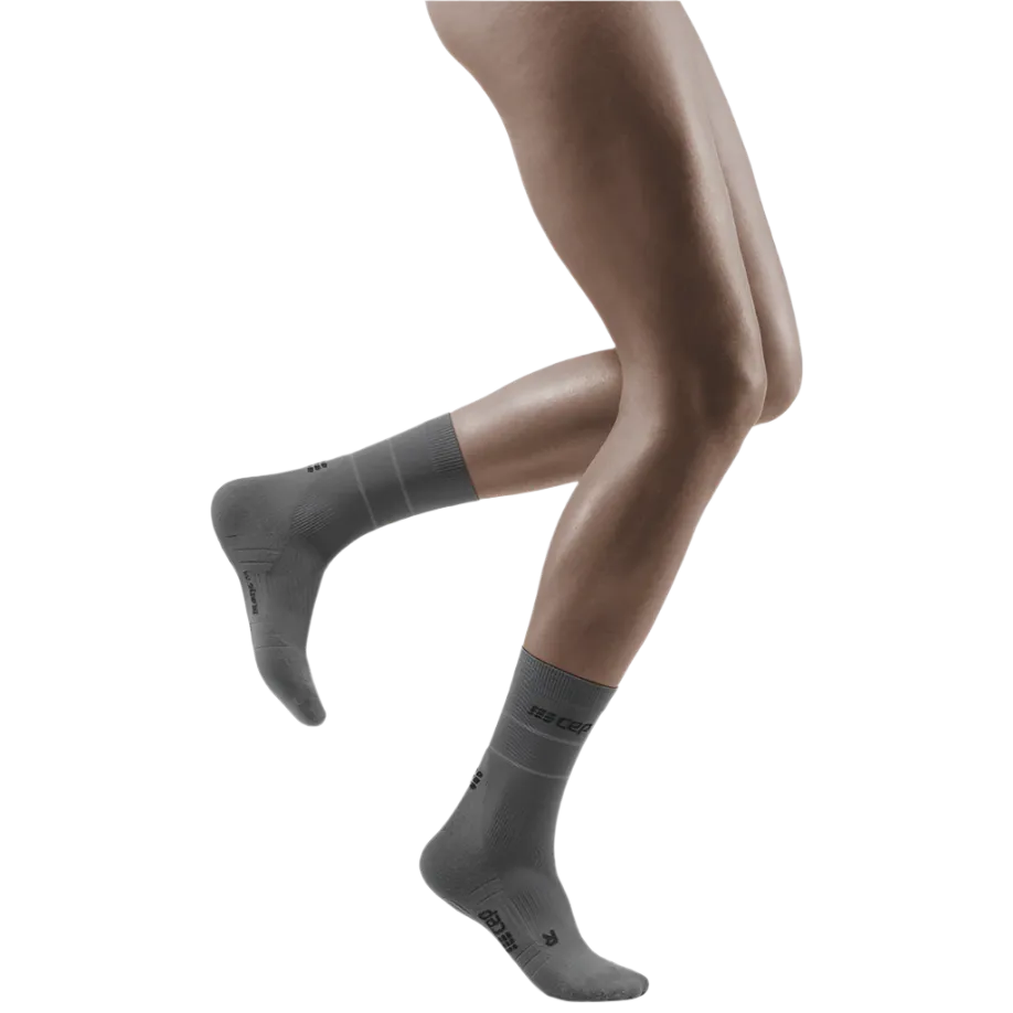 Reflective Mid Cut Compression Socks, Women [Discontinued Colors]