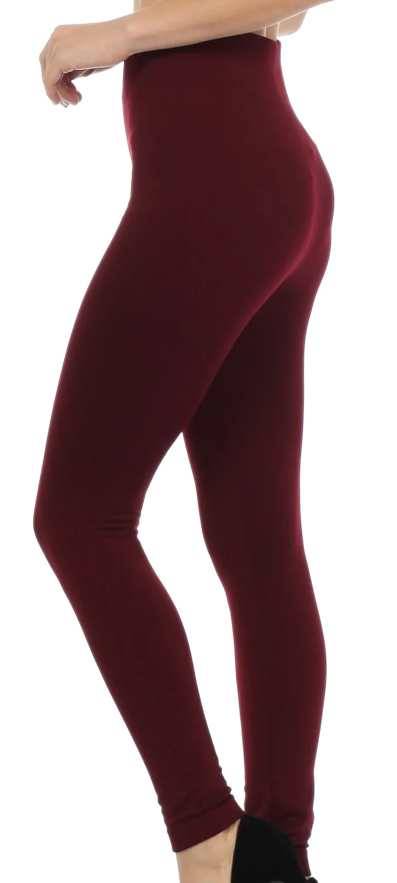 Sakkas Warm Soft Fleece Lined High Waist Leggings