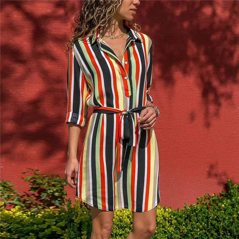 Summer Chiffon Boho Beach Dresses Women Casual