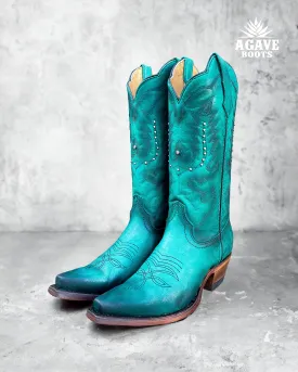 TURQUOISE | WOMEN COWBOY BOOTS