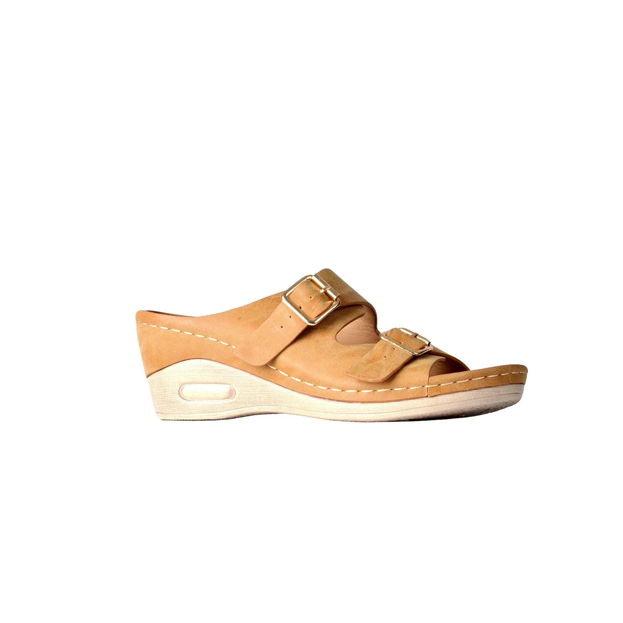 Wedge Sandals - Camel