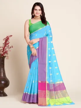 Women Party Wear Soft Silk Saree with Un-Stitched Blouse