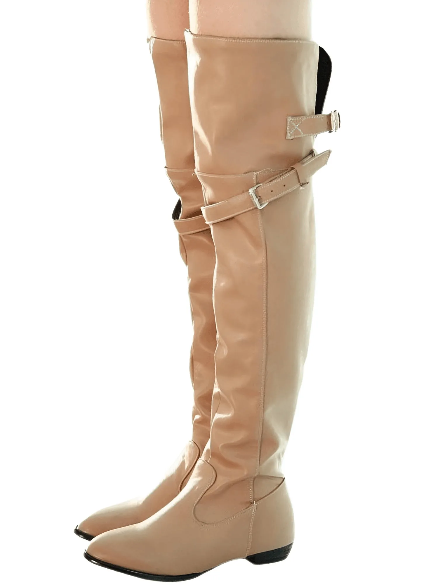 Women's Flat Heel Over The Knee Boots