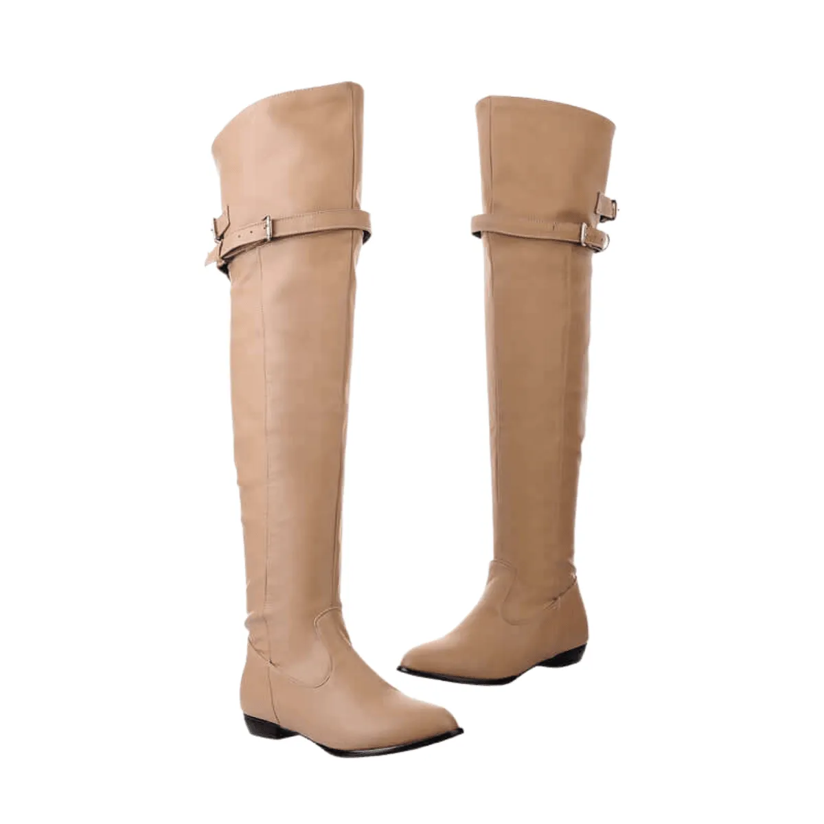 Women's Flat Heel Over The Knee Boots