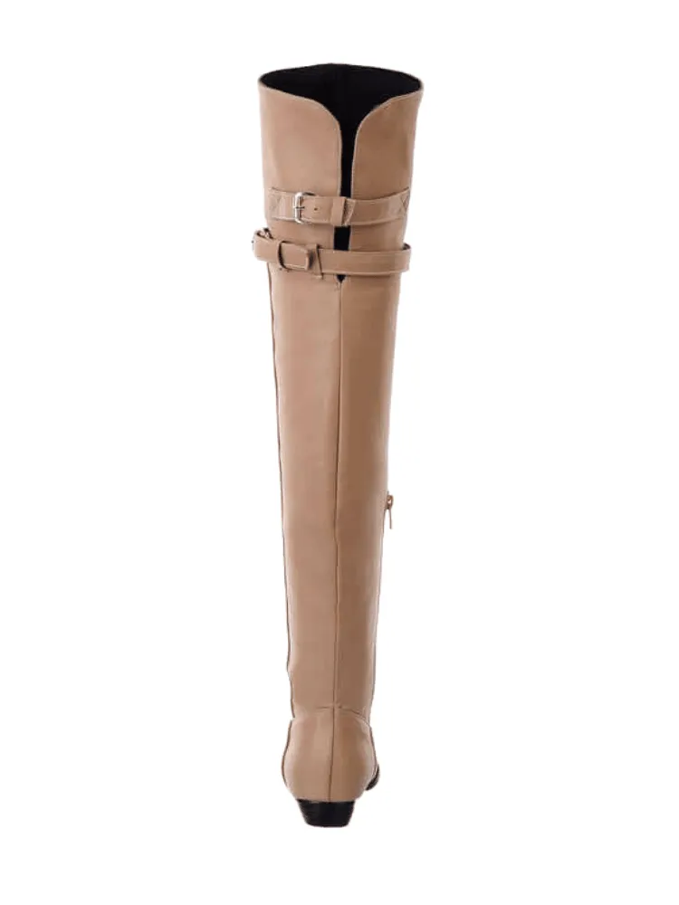 Women's Flat Heel Over The Knee Boots