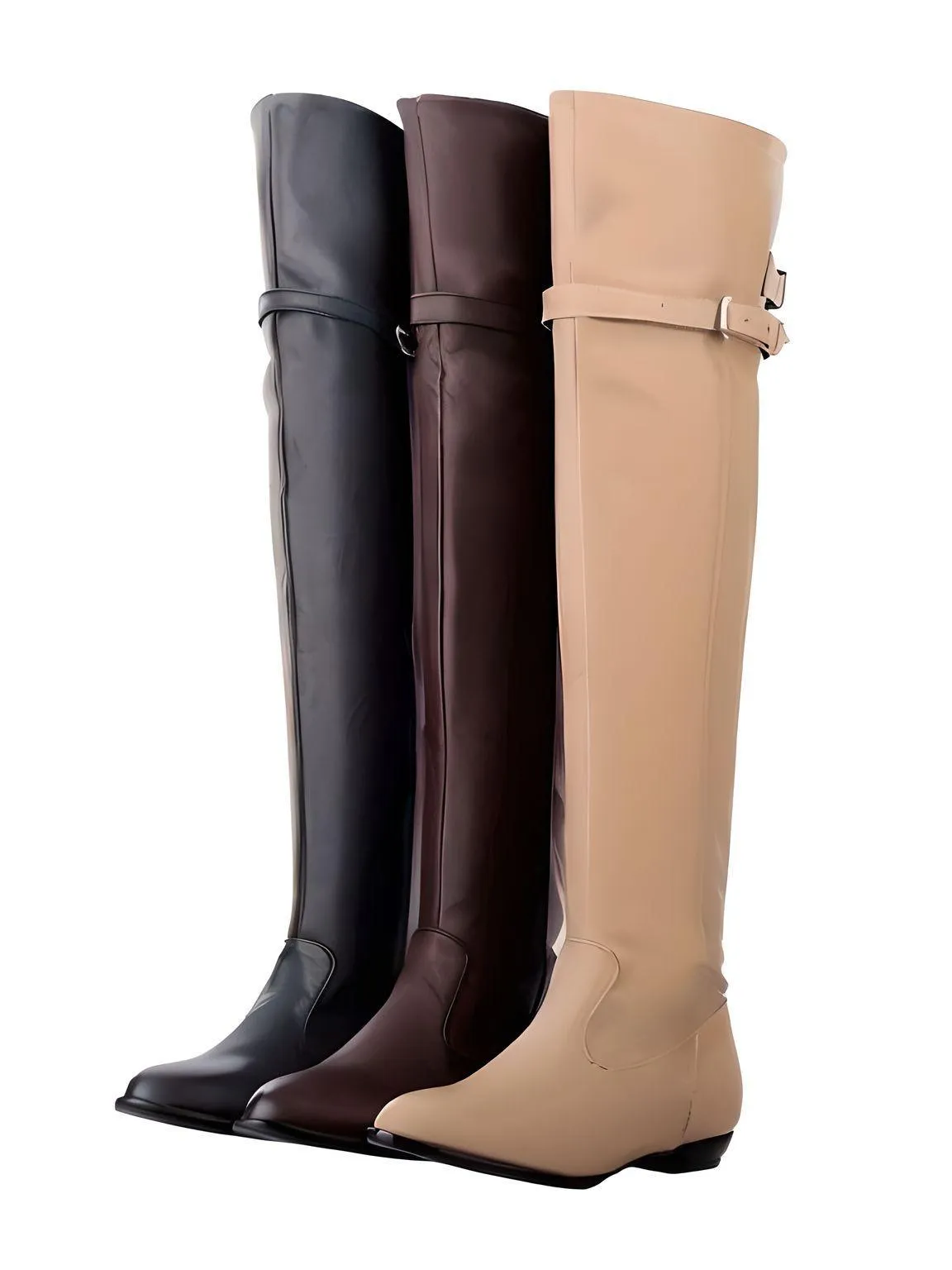 Women's Flat Heel Over The Knee Boots