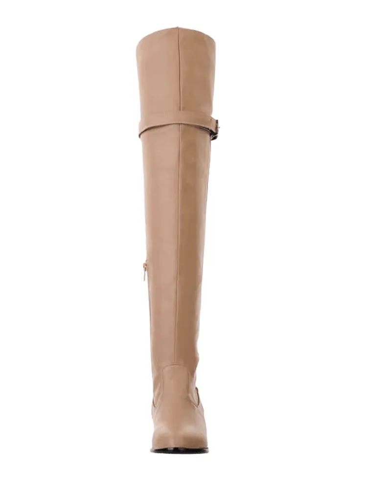 Women's Flat Heel Over The Knee Boots