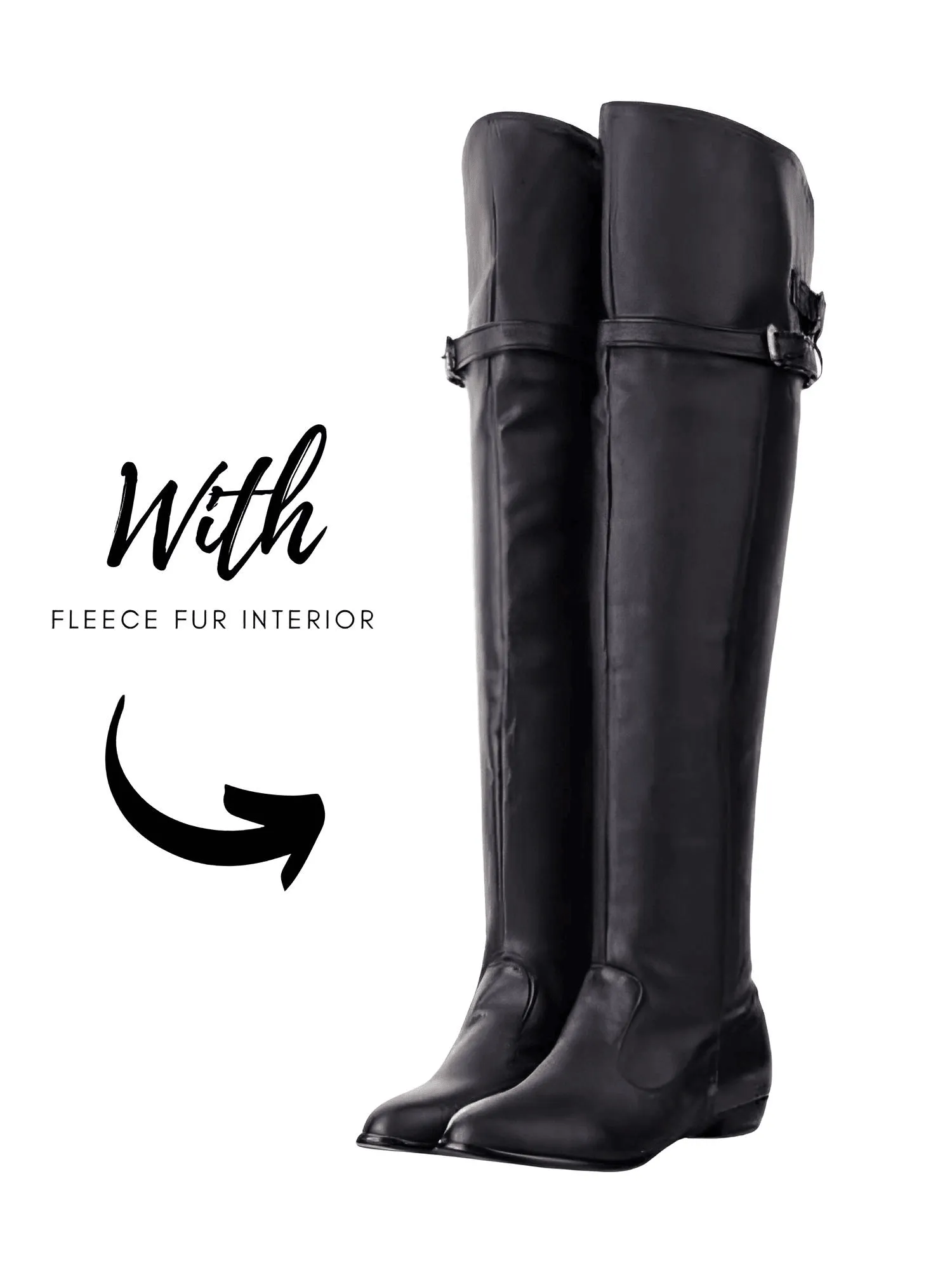 Women's Flat Heel Over The Knee Boots