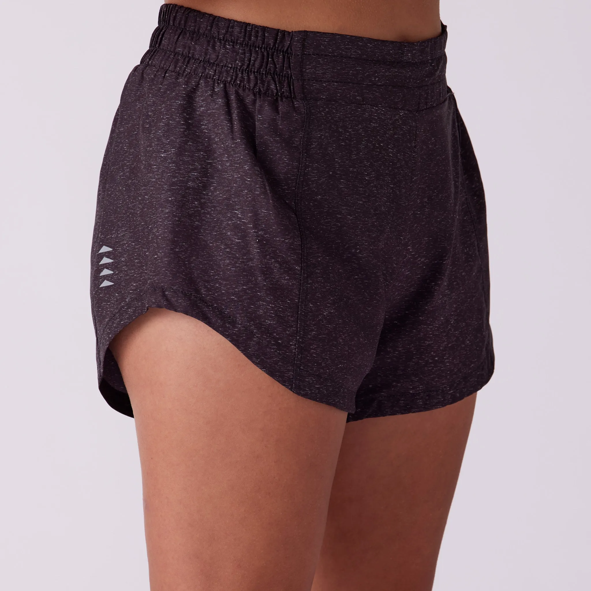 Women's Swift 3" Lined Short - Heather Black