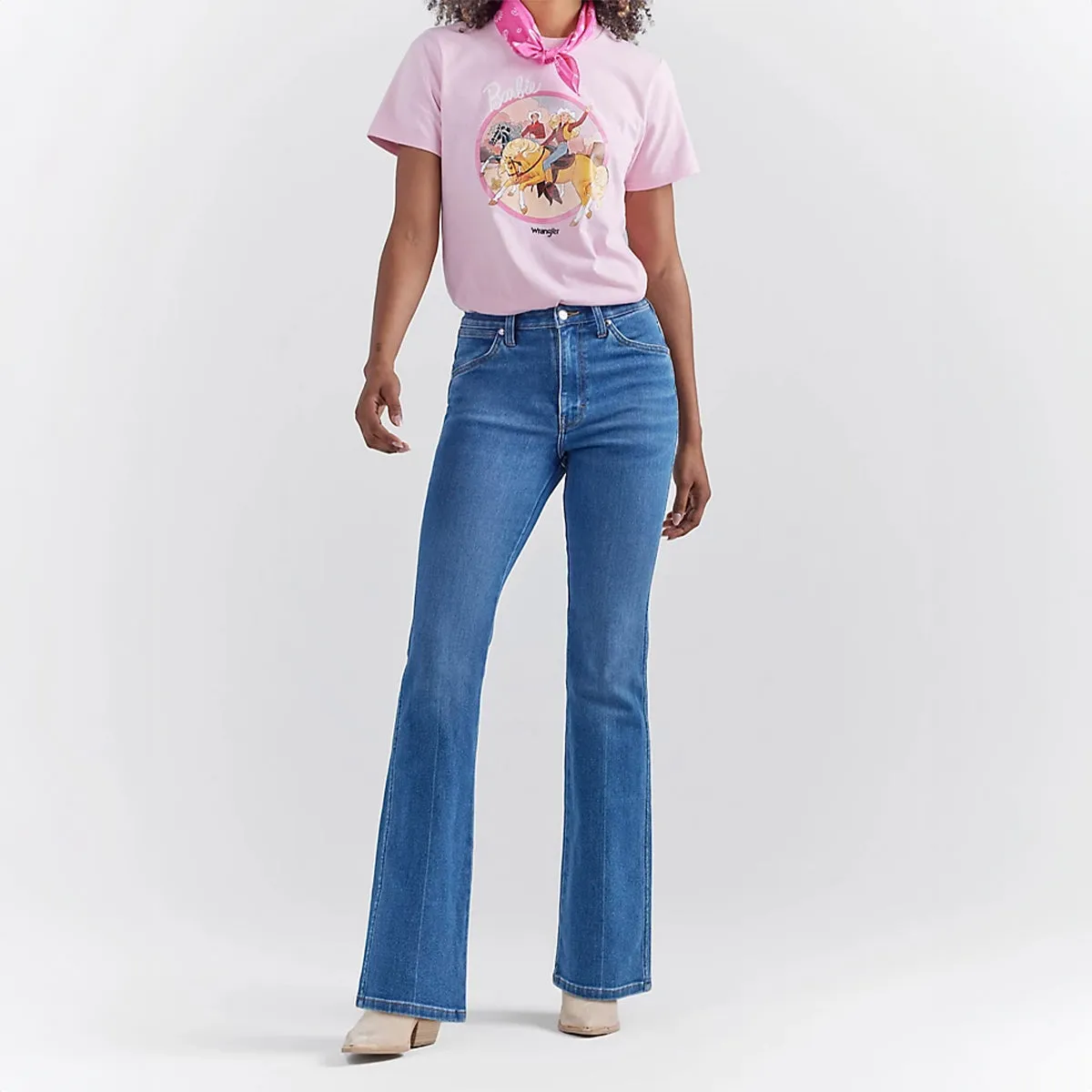 Wrangler X Barbie™ High Rise Bootcut Jean